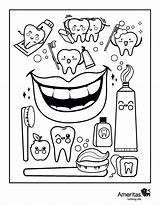 Dental Coloring Pages Printable sketch template