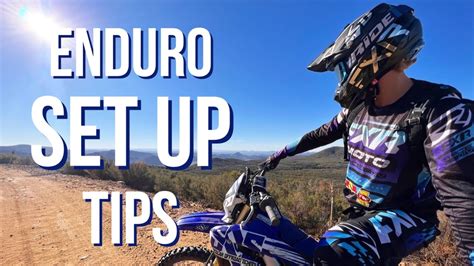 Top 5 Simple Enduro Set Up Tips | Is Your Enduro Bike Set Up Properly? - YouTube