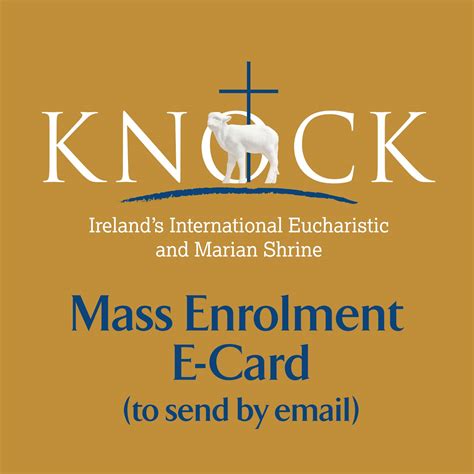 Digital Mass Enrolment (By Email) | Knock Shrine