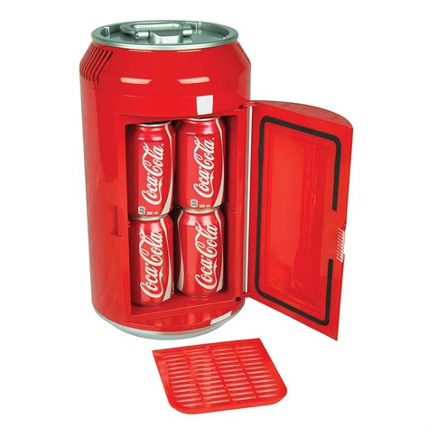 Coca-Cola Can Mini Fridge in Red | MrOrganic Store