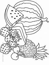 Fruits And Vegetables Coloring Pages For Kids Printable  Home sketch template