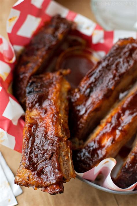 Oven Baked BBQ Ribs {Fall off the Bone!} | Life Made Simple