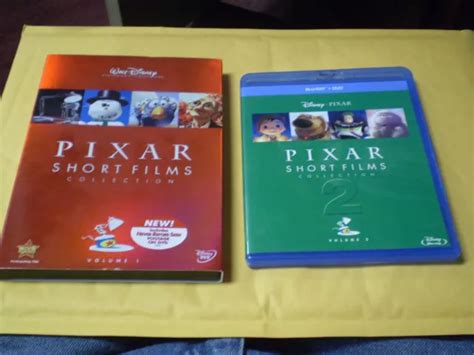 (2) DISNEY PIXAR Short Films Blu-Ray/DVD Lot: Pixar Short Films: Vol. 1 ...