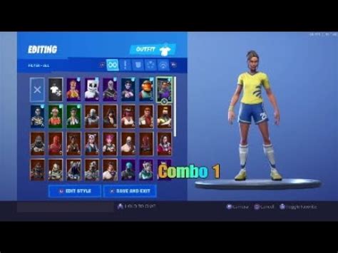 Best Combos for the Poised Playmaker Soccer Skin Fortnite - YouTube