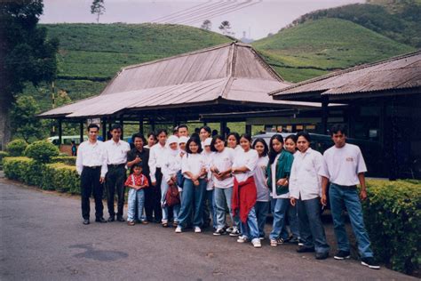 Indonesian School Group at Gunung Mas Tea Plantation, Java - Wilbur's Travels