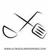 Spatula Coloring Page  Ultra Coloring Pages sketch template