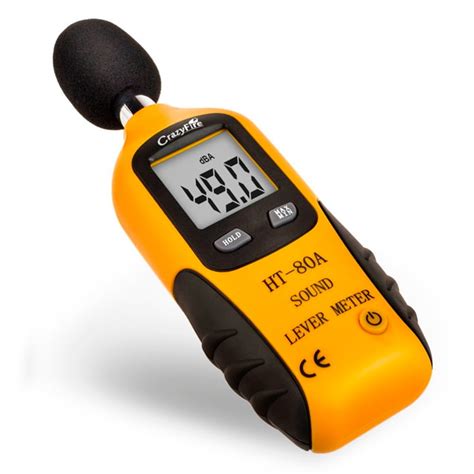 Decibel Meter, Digital Sound Level Meter HT-80A Audio Noise Measure ...