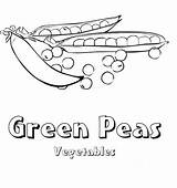 Peas Coloring Pages To Girls  Learn Coloring sketch template