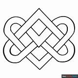 Celtic Knot Coloring Page  Easy Drawing Guides sketch template