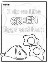 Free Coloring Pages Dr Seuss Green Eggs Ham sketch template