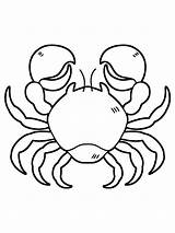 Cute Cartoon Crab  Coloring Games Online sketch template