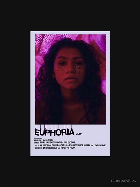 EUPHORIA (zendaya) Essential T-Shirt by etherealvibes | Euphoria, Zendaya, Aesthetic pictures