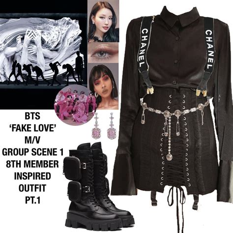 𝐁𝐓𝐒 𝟖𝐭𝐡 on Instagram: “💔BTS Fake Love M/V inspired outfits” | Bts ...