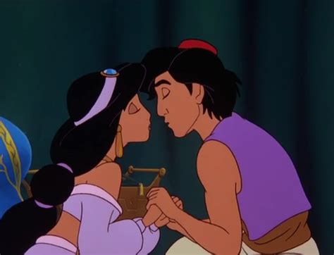 Image - Aladdin & Jasmine Kiss Attempt - The Return of Jafar.jpg | Disney Wiki | FANDOM powered ...