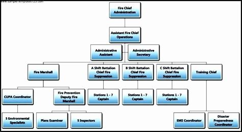 Chain Of Command Fillable Chart