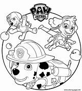 Paw Patrol Cartoon Coloring Page Printable sketch template