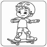 Skateboard Logo Coloring Pages sketch template