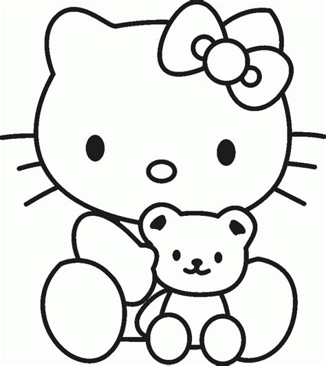 Get This Hello Kitty Coloring Pages Free wu56m0