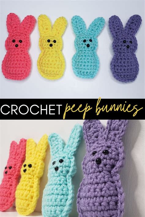 Learn the Art of Crochet with this Delightful Peep Bunny Pattern