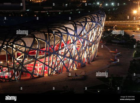 Night View Of National Stadium,Beijing,China Stock Photo - Alamy