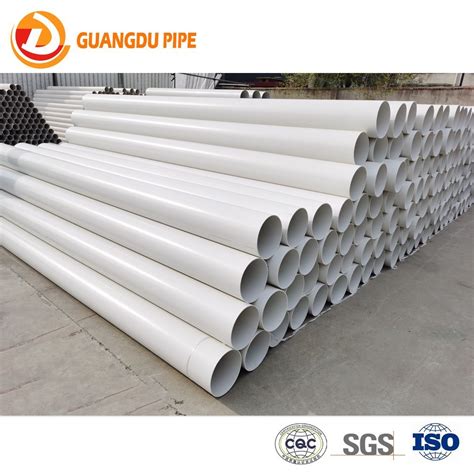 Large Diameter 4 Inch PVC Plastic Drainage Pipe with High Quality - China 4inch PVC Pipe and ...