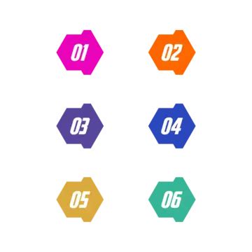 Colorful Bullet Point Vector, Bullet Set, Website Icon, Bullet Point ...