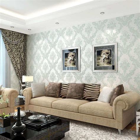 Contemporary Living Room Wallpaper Luxury 48 Qualified Wallpaper and Paint Ideas Livi ...