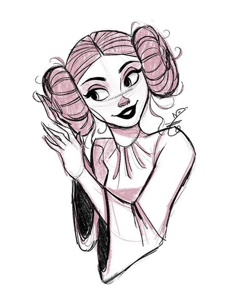 Maureen Narro on Instagram: "Young Leia" | Princess leia art, Star wars ...