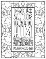 Bible Verse Adult Coloring Pages A Relaxing Way To Connect With Your Faith sketch template