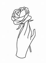 Rose Flower Coloring Pages Free Online For Kids sketch template
