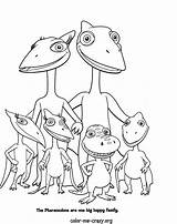 ColorMeCrazyorg Dinosaur Train Coloring Pages sketch template