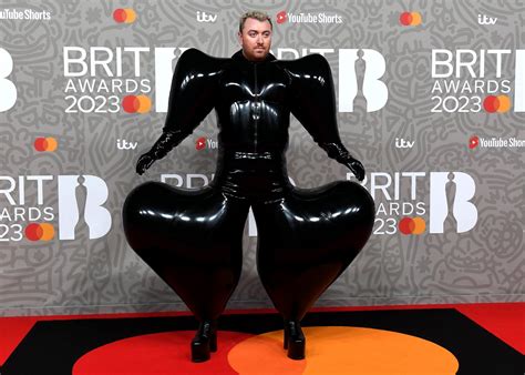 Brit Awards 2023: Sam Smith Wears Latex Jumpsuit on Red Carpet | Us Weekly