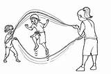 Jump Rope Drawing For Kids Coloring Pages  Cool sketch template