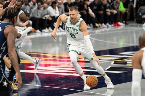 Kristaps Porziņģis injured as Celtics fold to physical Magic in loss ...