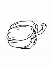 Printable Bell Pepper Coloring Page  Free Pages sketch template