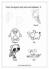 Alphabet Picture Coloring Pages  Things That Start With Each sketch template