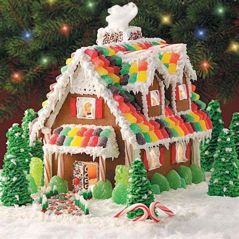 Gingerbread Christmas Cottage Recipe | Taste of Home