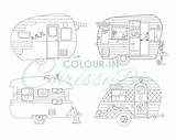 Cute Campers Printable Coloring Page Camping Adult  sketch template
