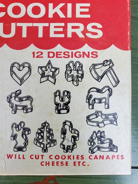 Vintage Old Fashioned Cookie Cutter Set for Cookie Cutter - Etsy