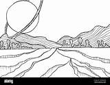 Space Mountain Coloring Pages sketch template