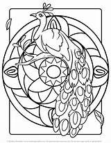 Printable Peacock Coloring Pages sketch template