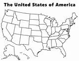 Map Of The usa Coloring Pages  Hellokidscom sketch template
