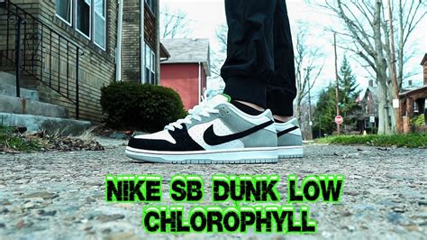 Nike Sb Dunk Low Chlorophyll ON FEET Review! The Leather On These Are ...