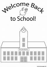 Welcome Back To School Kids Coloring Page Printable sketch template