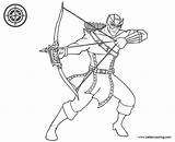 18 hawkeye coloring Page sketch template