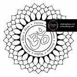 Throat Chakra Mandala Coloring Page – Plaza sketch template