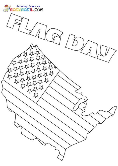 Flag Day Coloring Pages