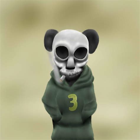 Panda Skull by 1000000000Points on deviantART