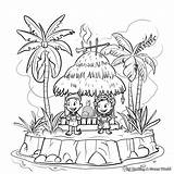 Luau Coloring Pages  Free & Printable sketch template