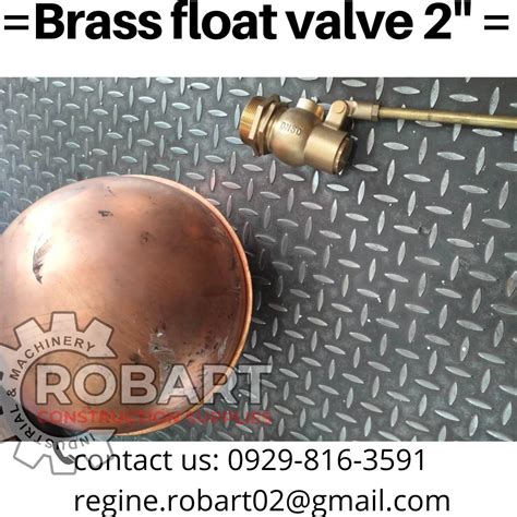 =Brass float valve 2'' =, Commercial & Industrial, Construction Tools ...